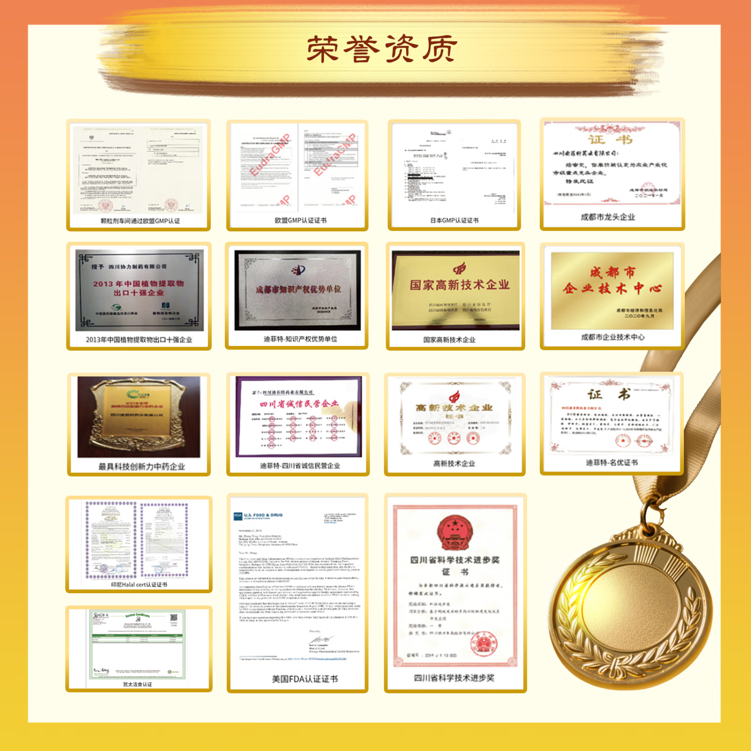 [迪菲特]三黄片 36片 4盒装 36片/盒 清热解毒 泻火通便