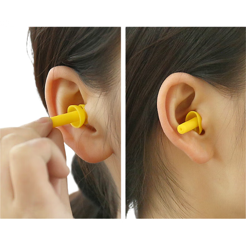 【硅胶耳塞】降噪音睡眠防噪音学生游泳防水入耳式超强隔音防呼噜 【颜色随机】2对装