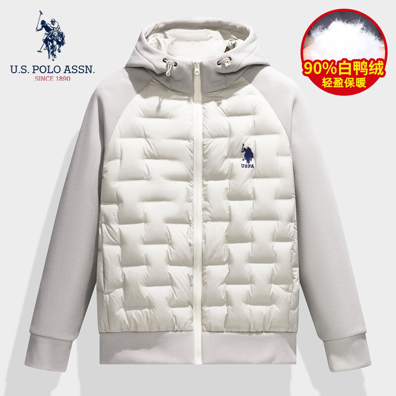 U.S. POLO ASSN.���޷���ʿ�ﶬ��������籣ů���Ѽ����ñ��������������װ���� ����� XL 199Ԫ
