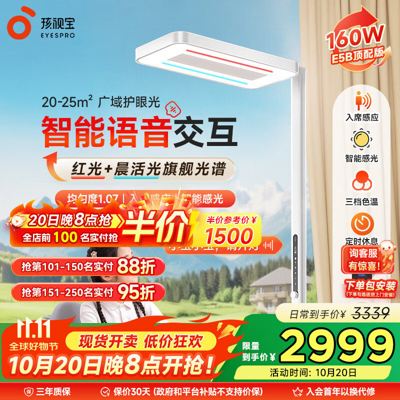 孩视灯家用落地大路灯E5-160W-R