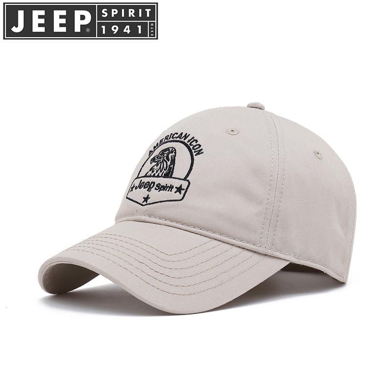jeep帽子男士春夏天潮黑色棒球帽时尚鸭舌帽休闲百搭防晒遮阳帽