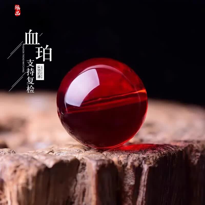 天l然蜜蜡单珠散珠鸡油黄老原石佛珠搭配圆珠单颗手串 10mm黄蜜圆珠（1颗通孔）