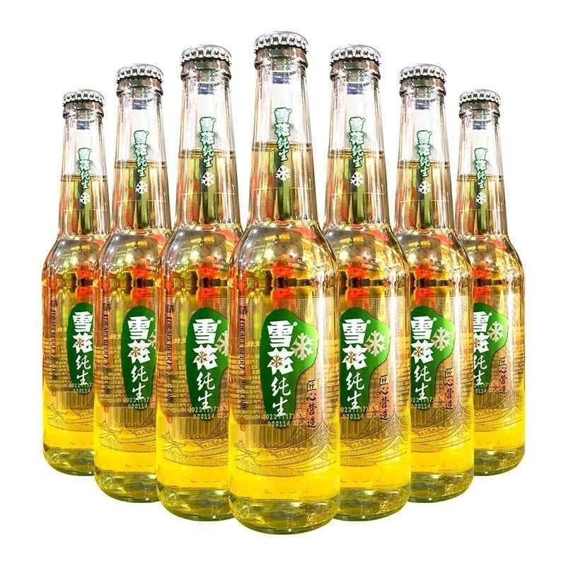 雪花(SNOW)啤酒純生酒瓶裝280ml*4/5/6瓶匠心營造經(jīng)典批發(fā) 雪花純生啤酒【 】 280mL 4瓶 泡沫箱發(fā)貨介意