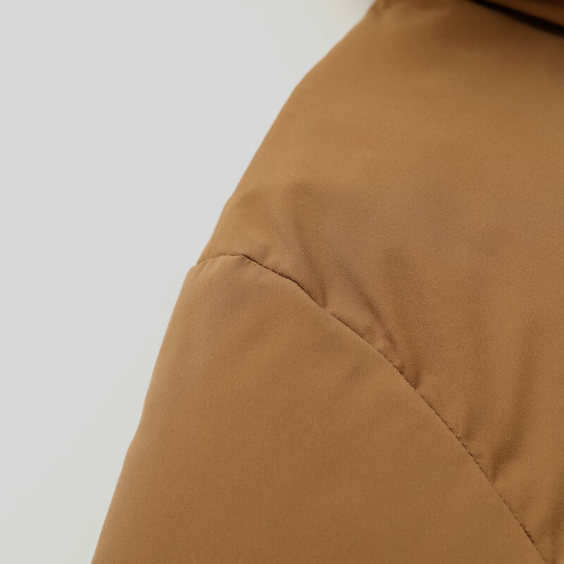 雪中飞秋冬新款男士休闲防风保暖工装大口袋立领连帽羽绒服 黑色|8056 XL /180/96A