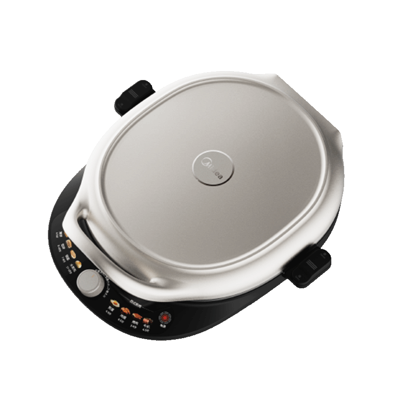 美的（Midea）电饼铛电饼档双面加热煎烤机烙饼锅加大加深早餐机煎饼薄饼机多功能升降烤盘JKE30T78 专用烤肉锅