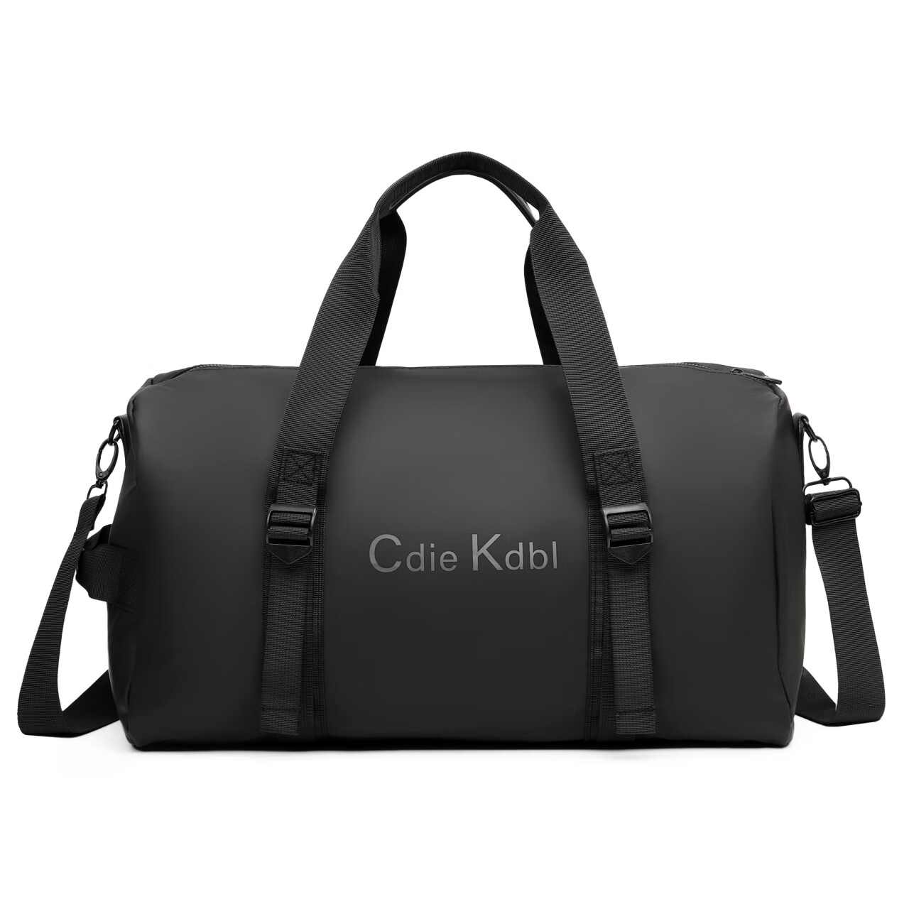 DRYWORLD女神节旅行包收纳潮流健身男款收纳斜挎运动包手提行李袋 黑色