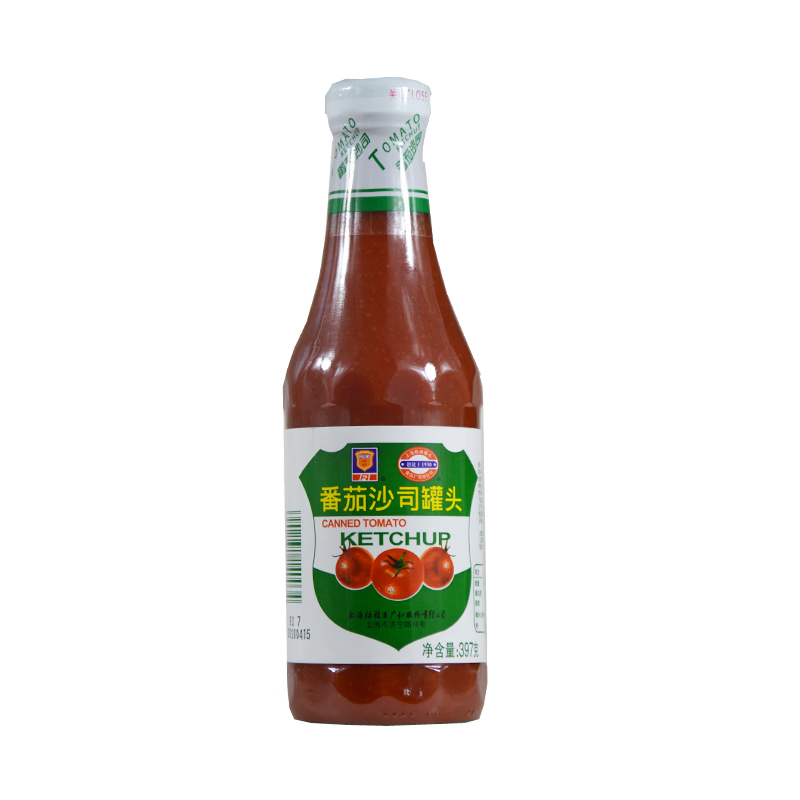 梅林番茄沙司罐头面酱调料拌面薯条寿司番茄酱家用烘培397g*2瓶装