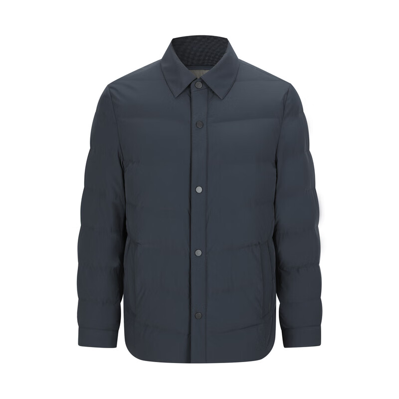 雅戈尔羽绒服男士秋冬中青年羽绒YSYW415570FFA【商场同款】 藏青YSYW415570FFA L 175/96A