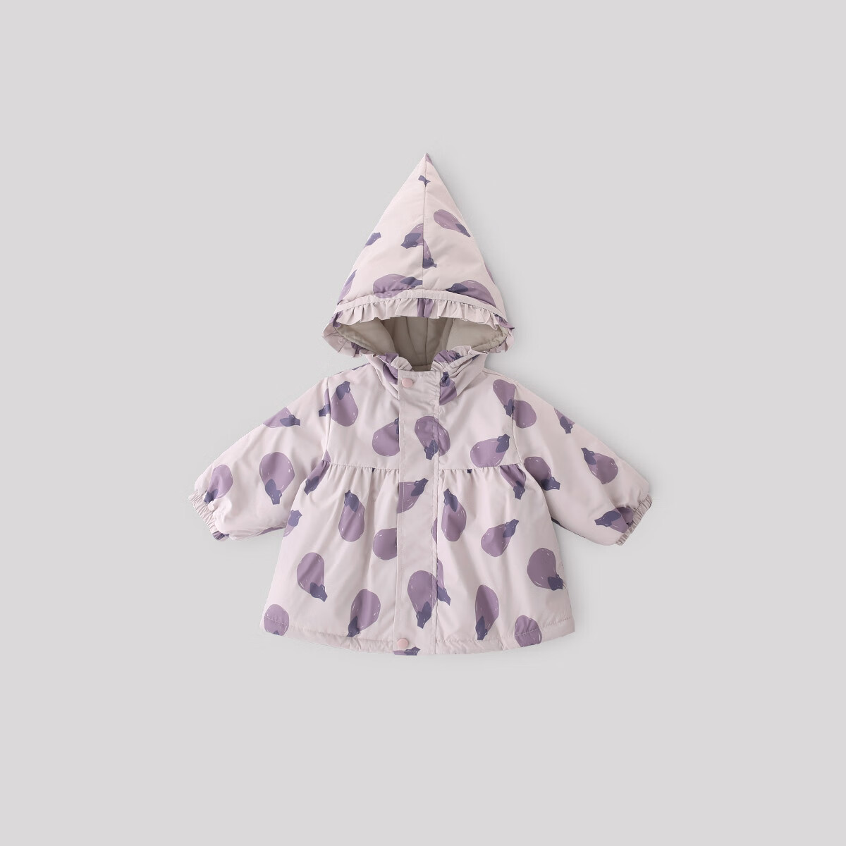 巴厘小猪女童秋冬季棉服夹棉加厚保暖外套超萌可爱女宝宝连帽棉 一茄顺利 100