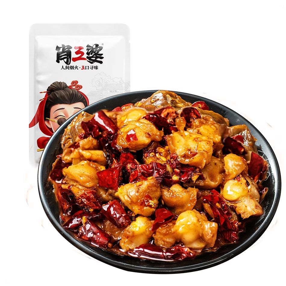 肖三婆麻辣掌中寶雞脆骨150g袋香辣雞四川網(wǎng)紅宵夜追劇零食小吃 掌中寶150g*1袋