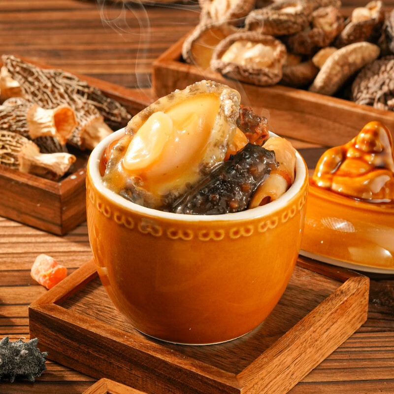 广州酒家佛跳墙盆菜4人 海参鲍鱼方便速食海鲜半成品私房菜利口福团圆饭菜 【常温保存】鲍汁佛跳墙258g