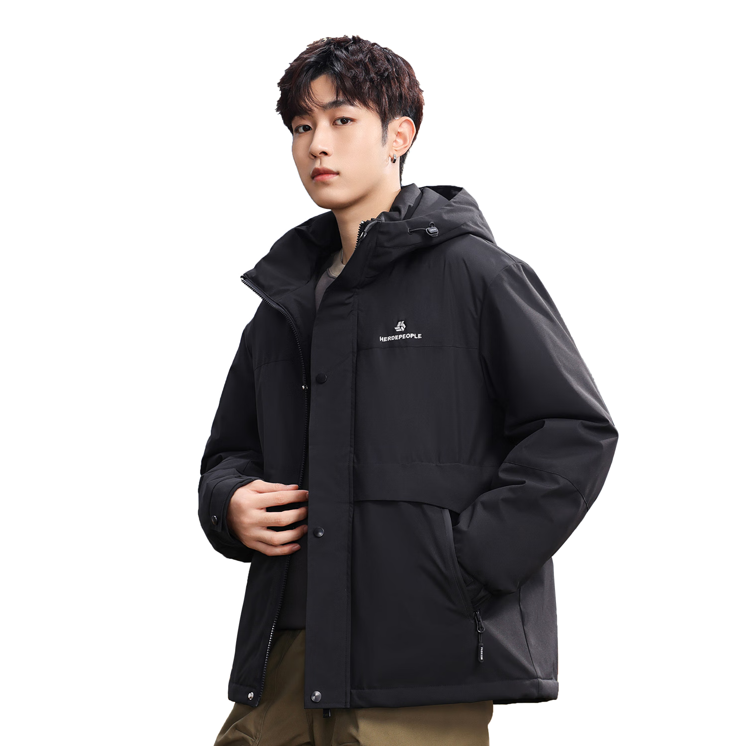 HERDE PEOPLE �����߶�����ñ�����޷���Ů����ͬ�����б�ů�Ӻ���������  ��ɫ   M 109Ԫ