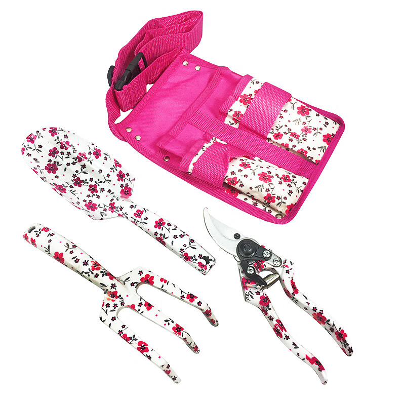 沃施【3件套】沃施worth園藝工具套裝禮品鏟子種花修枝剪家用戶(hù)外挖土 工具套裝