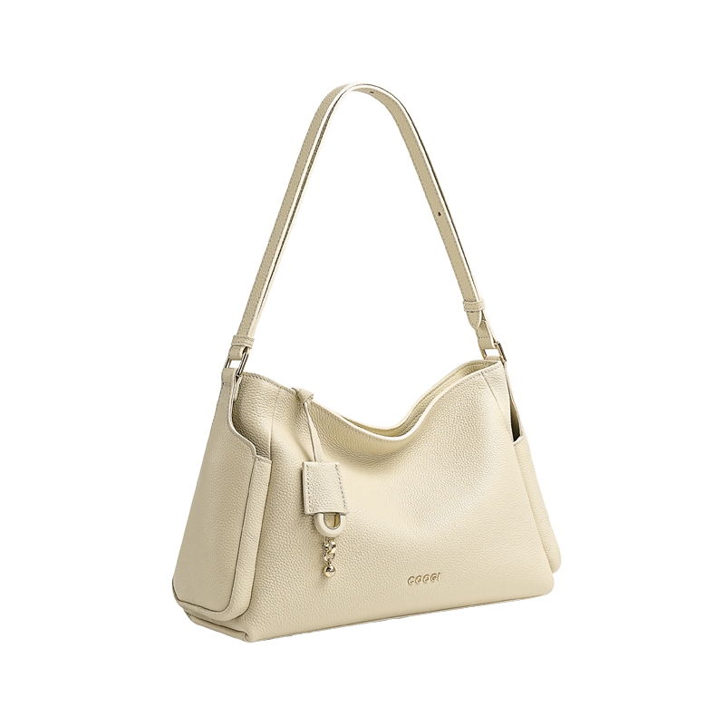 COOGI包包女包輕奢品牌腋下手提斜挎包通勤2025新款生日禮物送女友老婆 米白