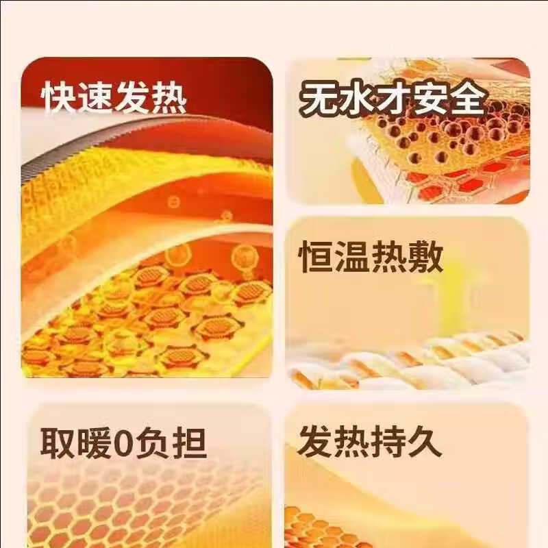 内廷上用北京同仁堂艾草蒸汽暖膝贴生姜膝盖热敷贴暖膝宝护膝贴正品6贴/盒 体验装【1盒装-共6片】