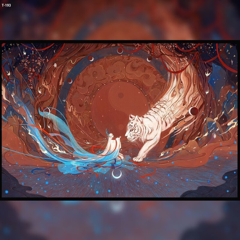 VTR国潮国风木质拼图1000片敦煌系列拼图500片300片带框减压玩具 飞天仙子T-180 木质300片盒装