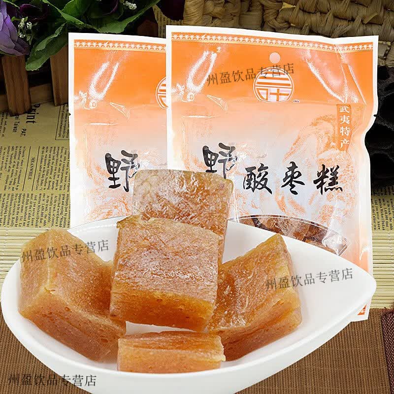 福建酸枣糕蒲城武夷山特产酸枣糕三叶手工蜜饯办公室休闲零食 酸枣糕