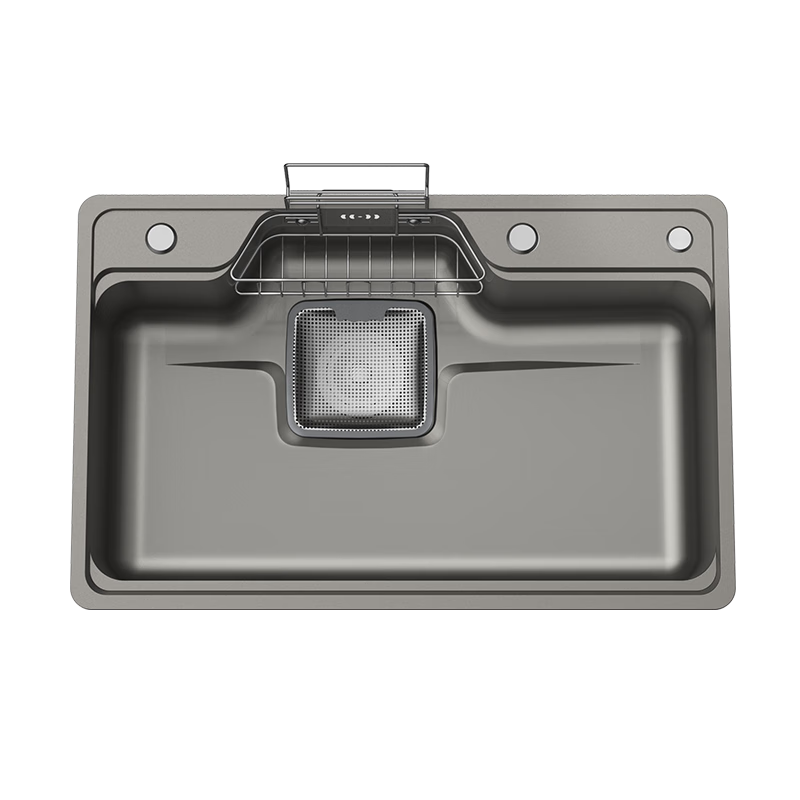 箭牌（ARROW）HY聚宝盆纳米水槽大单槽厨房304不锈钢日式洗菜盆一体洗菜池