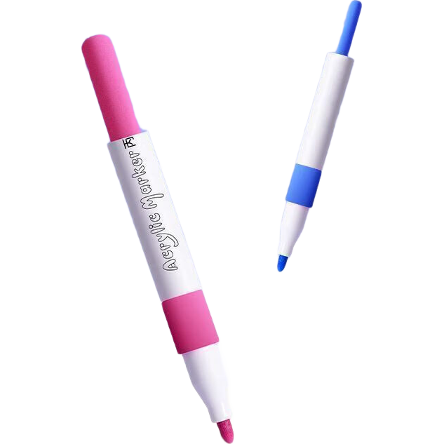 丙烯马克笔学生儿童专用水彩笔可水洗幼儿园美术专用画笔不透色 12色【库洛米】加量400% 可叠色不透色