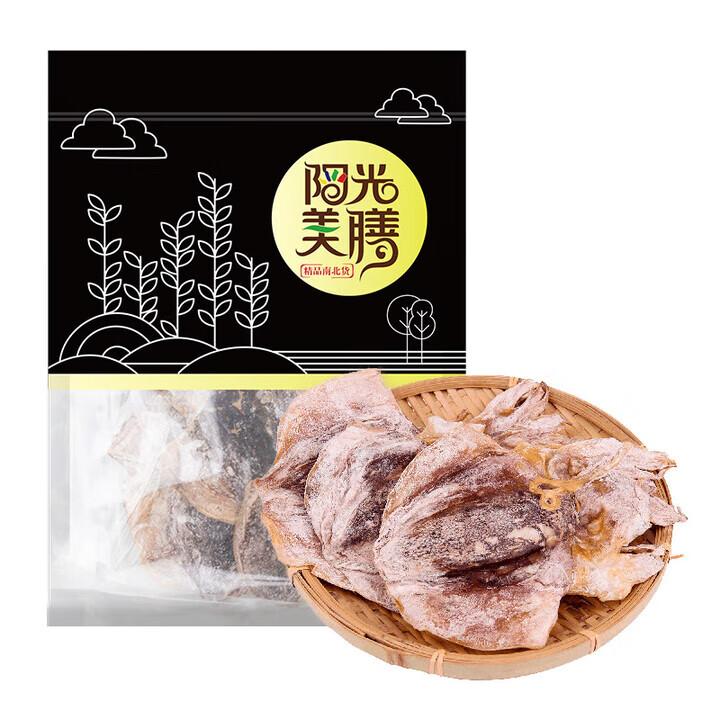 禾煜（HEYU）禾煜甄选海带一级品肉质厚实海产干货火锅煲汤凉拌食材 墨鱼干220g