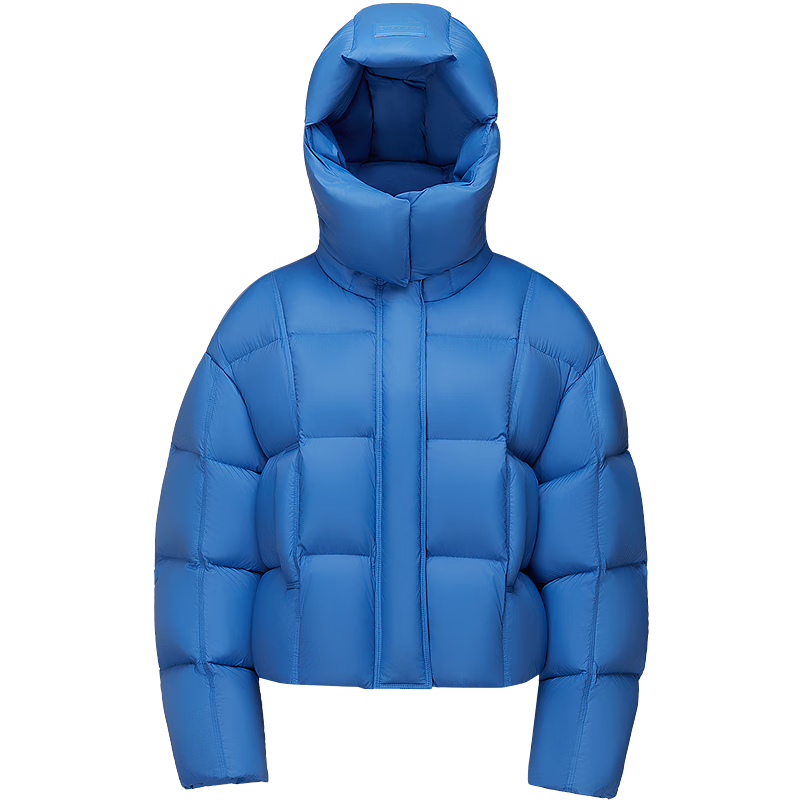 波司登（BOSIDENG）25新款羽绒服女短款90绒泡芙时尚脱卸帽厚冬季保暖外套B250243152 布鲁斯蓝5A34-趋势推荐 S 160/84A充绒量214g 体重约110-125斤