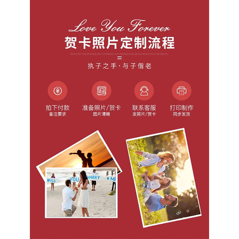 FALAMAONE真皮男士钱包长款钱夹轻奢商务手拿包生日礼物送男友老公父亲兄弟 QB206/时尚印花【专柜礼盒】 代写贺卡打印照片联系客服