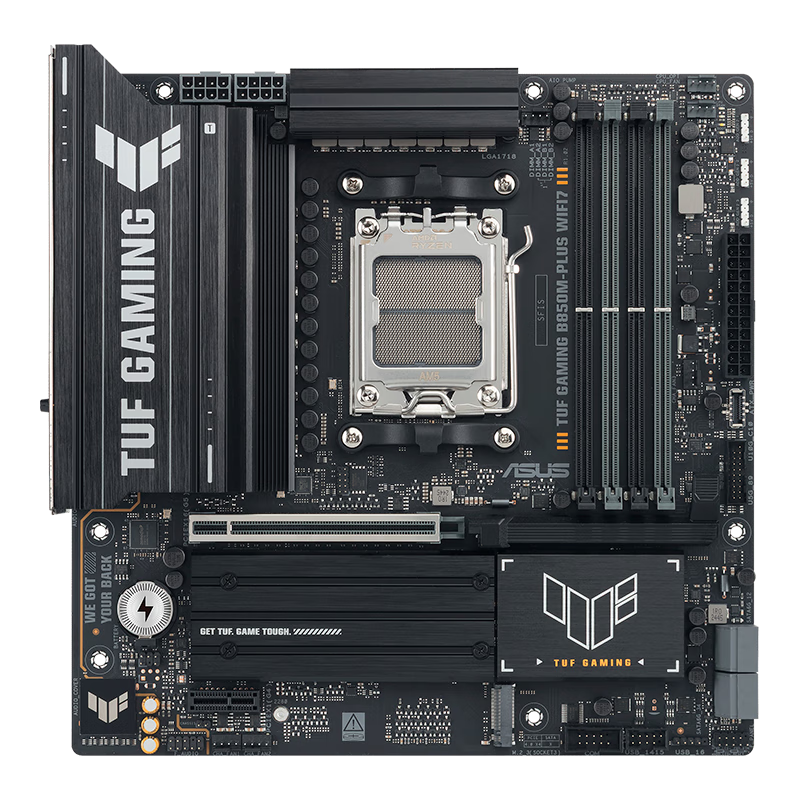 ASUS ˶ TUF GAMING B850M-PLUS WIFI7  CPU 7800X3D/9800X3D/9600X(AMD B850/socket AM5) 