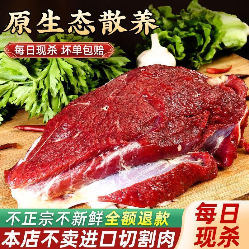 新鲜驴肉现杀新鲜生鲜驴肉正宗农家散养真空冷链河 顺丰发货：5斤精修腩肉