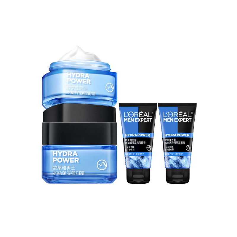 ���ڲ�����ŷ���ţ�LOREAL�� ��ʿ��˪��ʿˮ�ܱ�ʪǿ��˪�ﶬ������Ʒ�����Ჹˮ��ʪ��Ƥ�� ����ֵ��ǿ��˪50ml*2+����50ml*2 99Ԫ