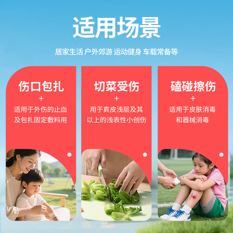 趣行家庭急救包便携医疗包户外徒步车载应急生存赛事装备地震防灾物资 AKA05急救包【36类120件】