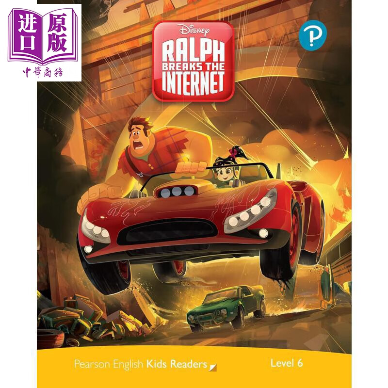 英文原版 级别6迪士尼儿童读物 无敌破坏王2含音频Level 6 Disney Kids Readers Ralph Breaks the Internet Pack