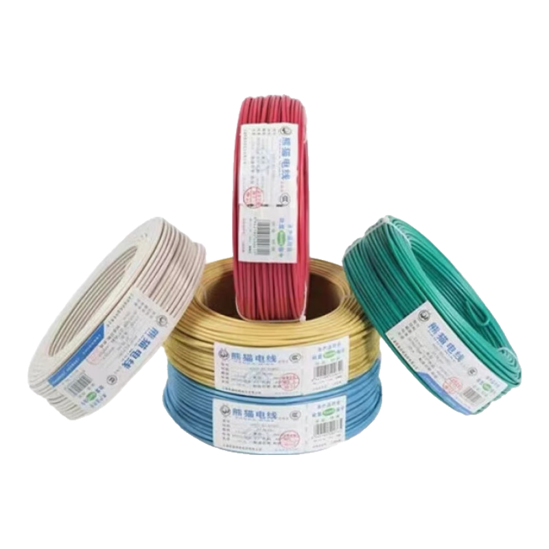 熊貓（PANDA）熊貓電線阻燃單股硬線ZRBV15ZRBV25ZRBV4ZRBV615平方 1點(diǎn)5平方顏色發(fā)給客服