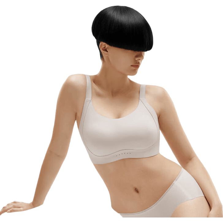 蕉内稳稳508Pro Max女士内衣大胸专研视觉显小文胸无痕透气无钢圈胸罩 【无杯款】冰绿+肤色胸贴 M 1