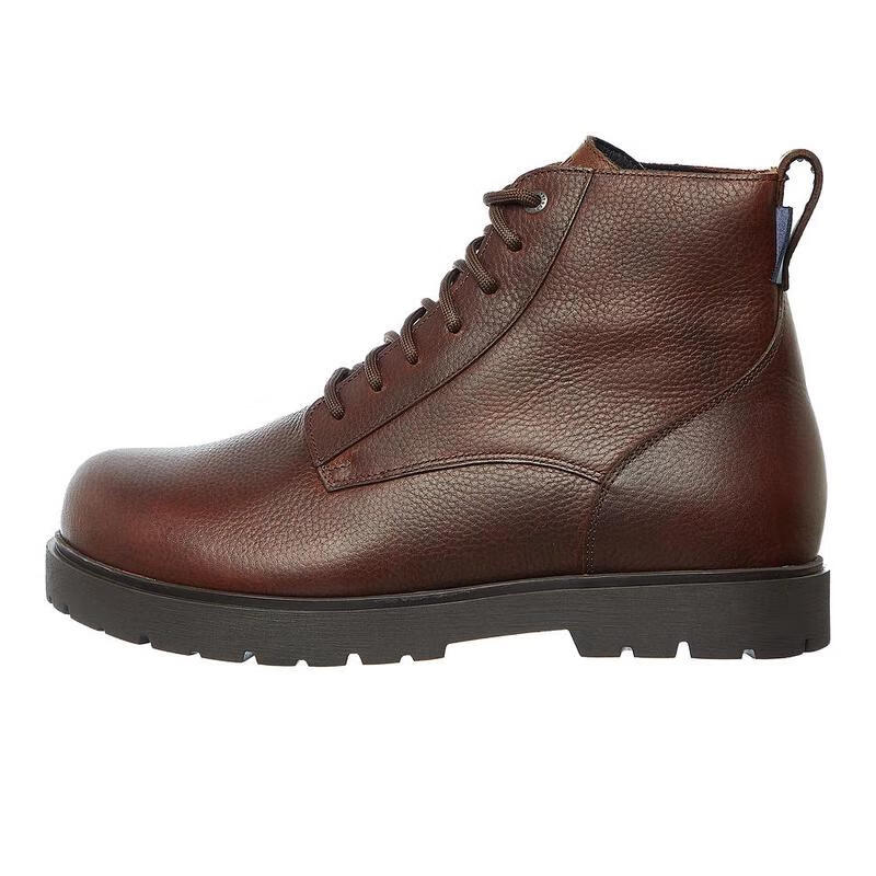 BIRKENSTOCK男士工裝鞋防滑耐用保暖靴子中幫系帶男鞋 Chocolate 43