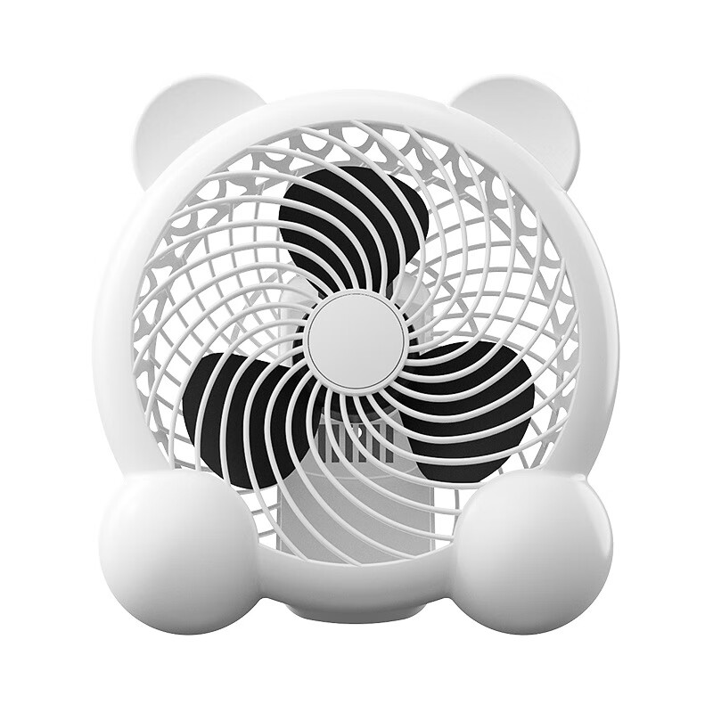 桌面usb摆台迷你风扇学生宿舍床头桌面夹扇办公室可夹台式电风扇 【4寸小熊猫】一档