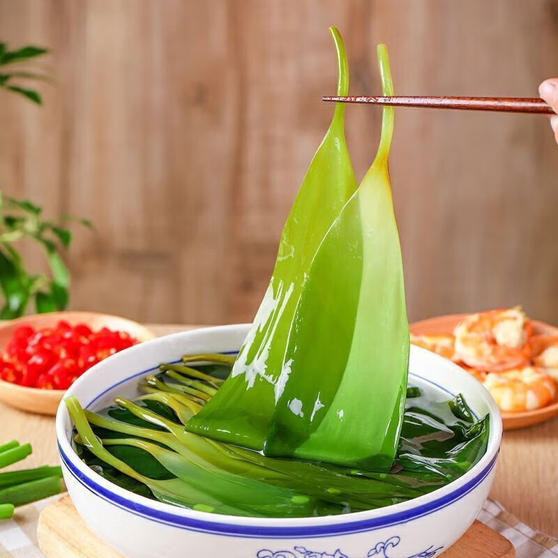福建海带苗海带盐渍嫩芽嫩苗特产凉拌菜涮火锅食材商用批发 霞浦海带嫩苗【250g*4包】