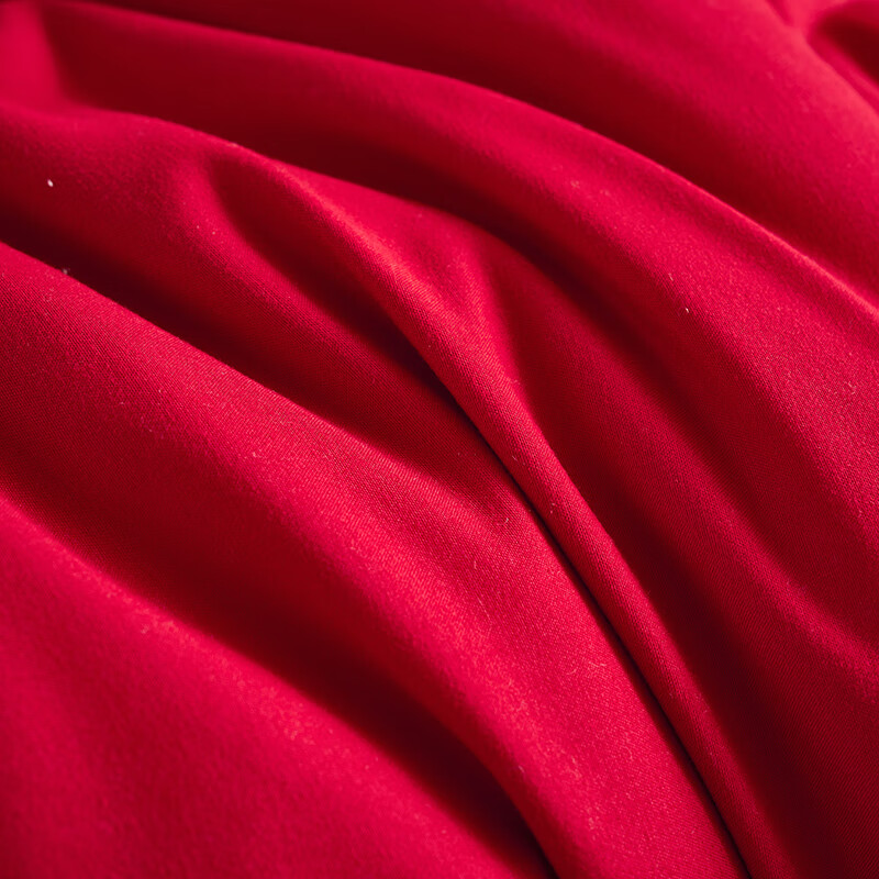 恒源祥 被芯 婚庆亲肤棉刺绣纤维被子结婚陪嫁喜庆春秋冬加厚保暖被芯   婚庆亲肤棉纤维被-花开富贵 220*240cm春秋被【总重5.8斤】