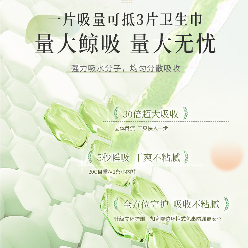 臻爱朵朵【早安贴贴裤】安心裤卫生巾安睡裤超薄拉拉裤透气防侧漏安全裤 M-L码 30条 60-140斤 贴贴裤&轻松穿脱