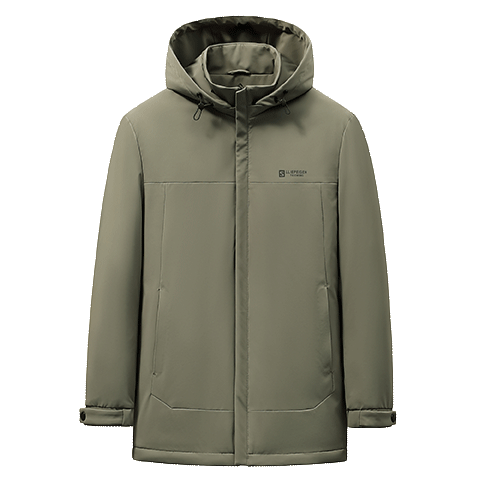 雪中飞【夹克羽绒服】秋冬经典时尚休闲百搭潮流男中长款有型 黑色 2XL 185