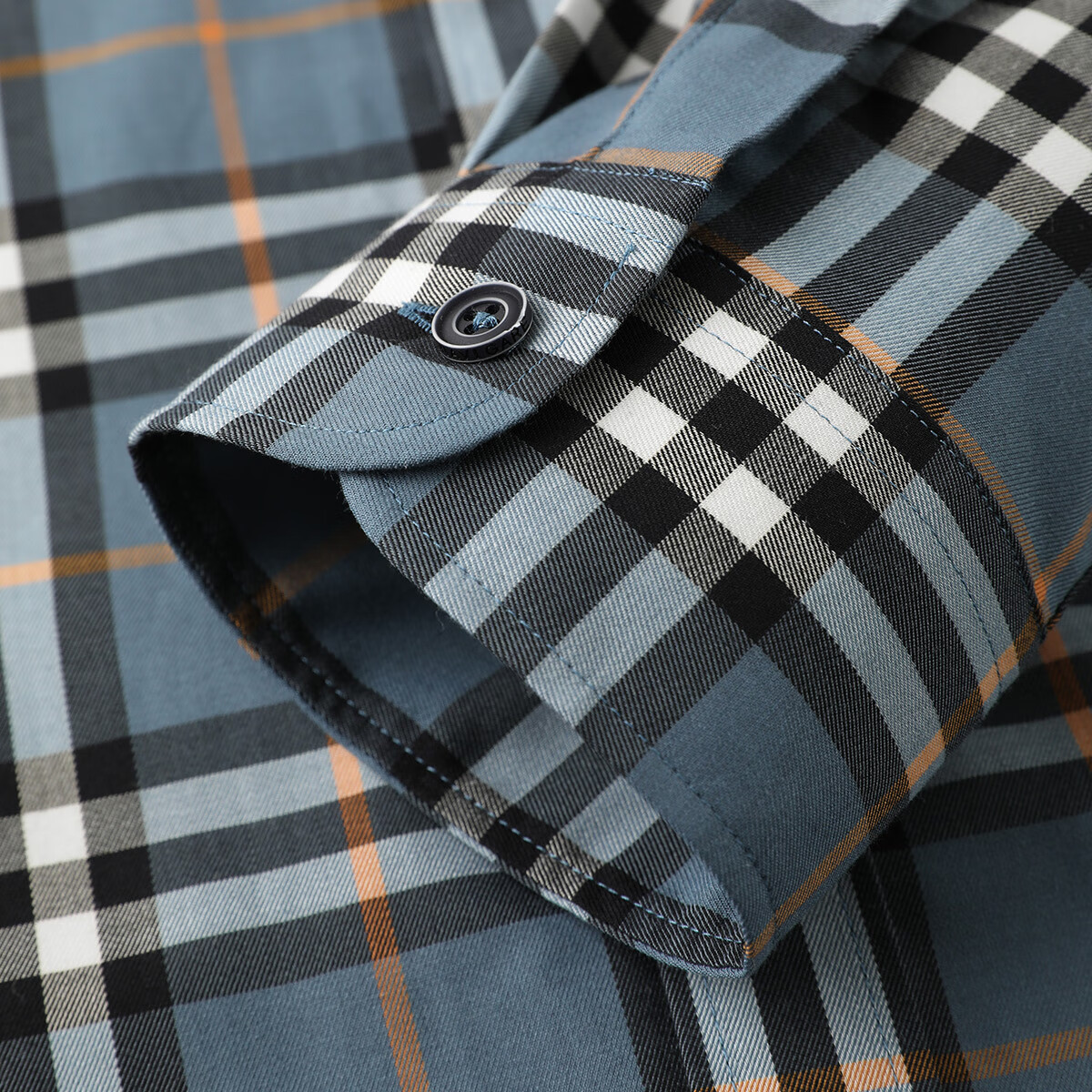 Navigare意大利小帆船时尚格纹色织衬衫男2025春秋季弹力舒适休闲简约衬衣 翠绿/灰 3XL