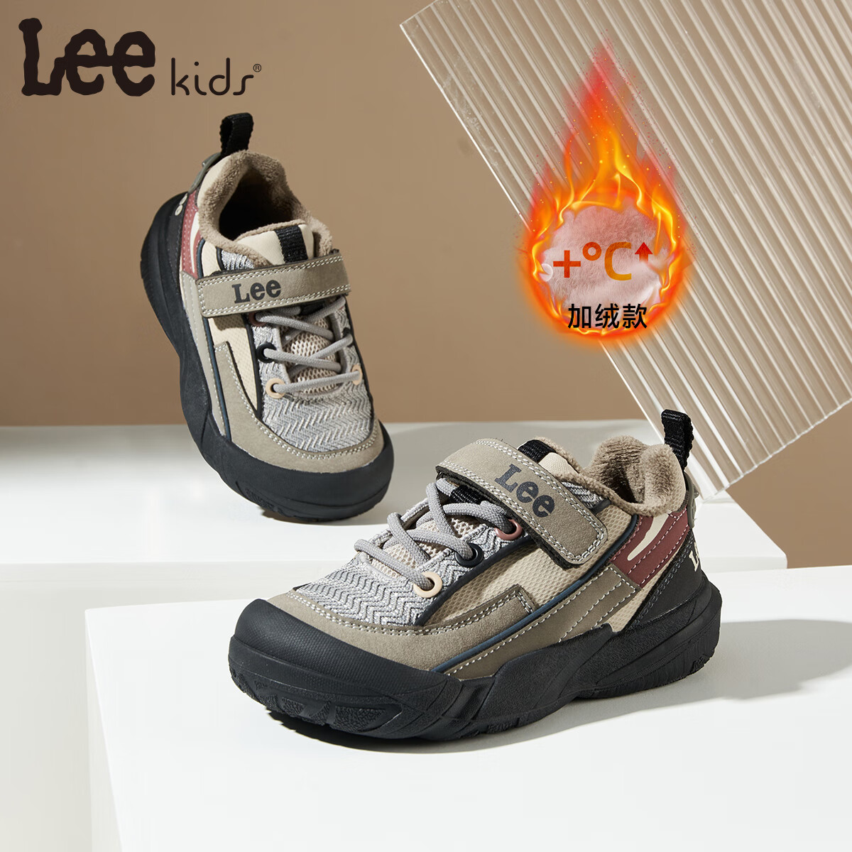 LEE KIDSͯЬ�����¿��ͯ��ЬŮͯ���������˶�Ь�ӱ�ů�ܲ�Ь�д�ͯ ���� 36  ������ų�214-219mm��