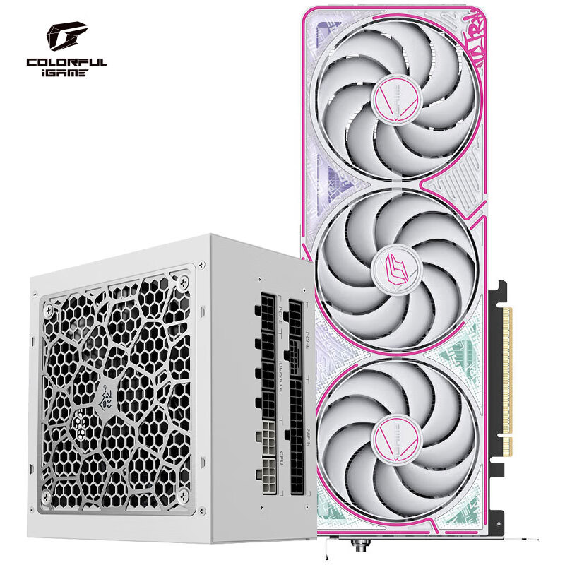 七彩虹（Colorful）iGame GeForce RTX 5070 Ti Ultra W OC 16GB+额定750W 昆仑MU-750G冰山版 金牌全模电源