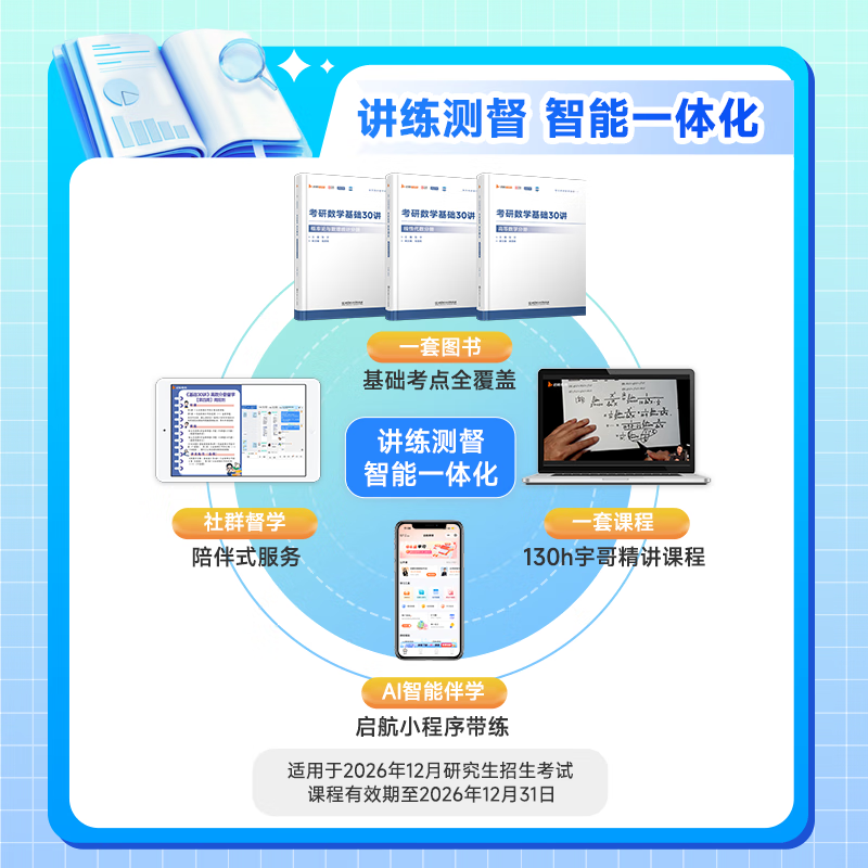 【官方直营 全新升级】启航教育张宇2027考研数学基础30讲张宇1000题 2027张宇强化36讲 27张宇30讲高数基础线代高等数学线性代数概率论 2027张宇基础30讲+张宇1000题【数学一】