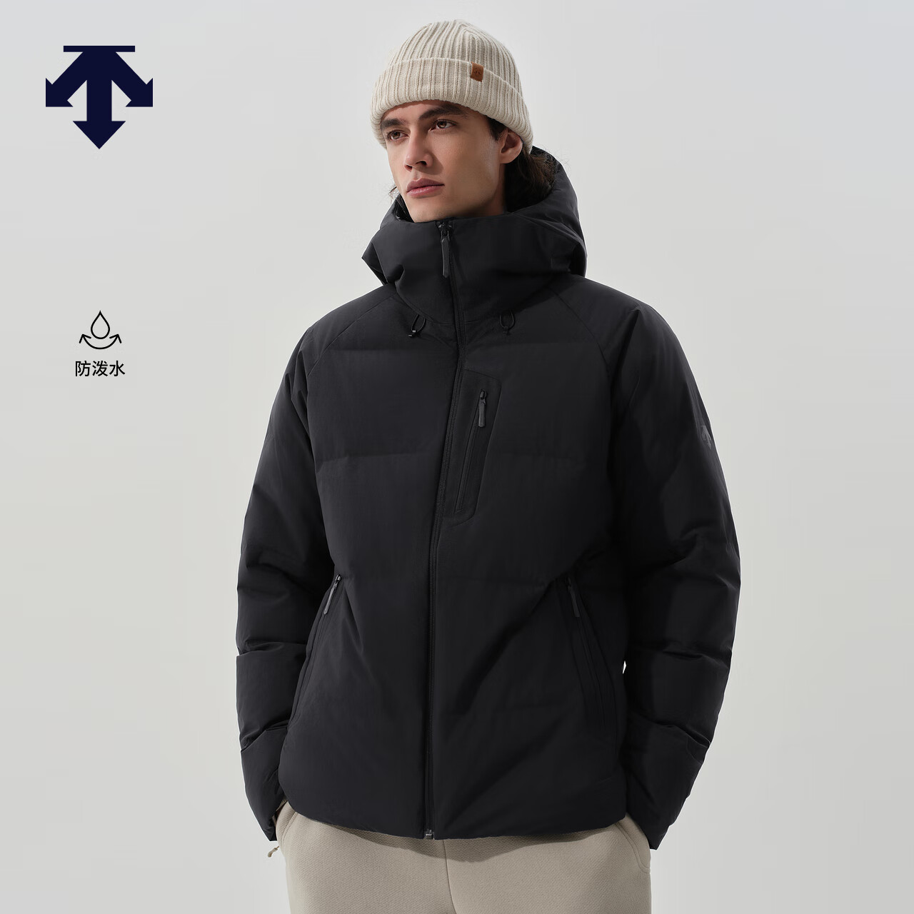 迪桑特（DESCENTE）DESCENTE迪桑特SNOWBOARD STYLE系列男女同款羽绒服 BK-黑色 XL (180/100A)