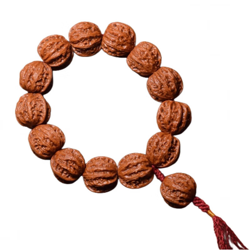 冰珂晶石京八棱手串无瑕25mm密度好大颗粒霸气男女文玩把件盘玩解压手持 核桃