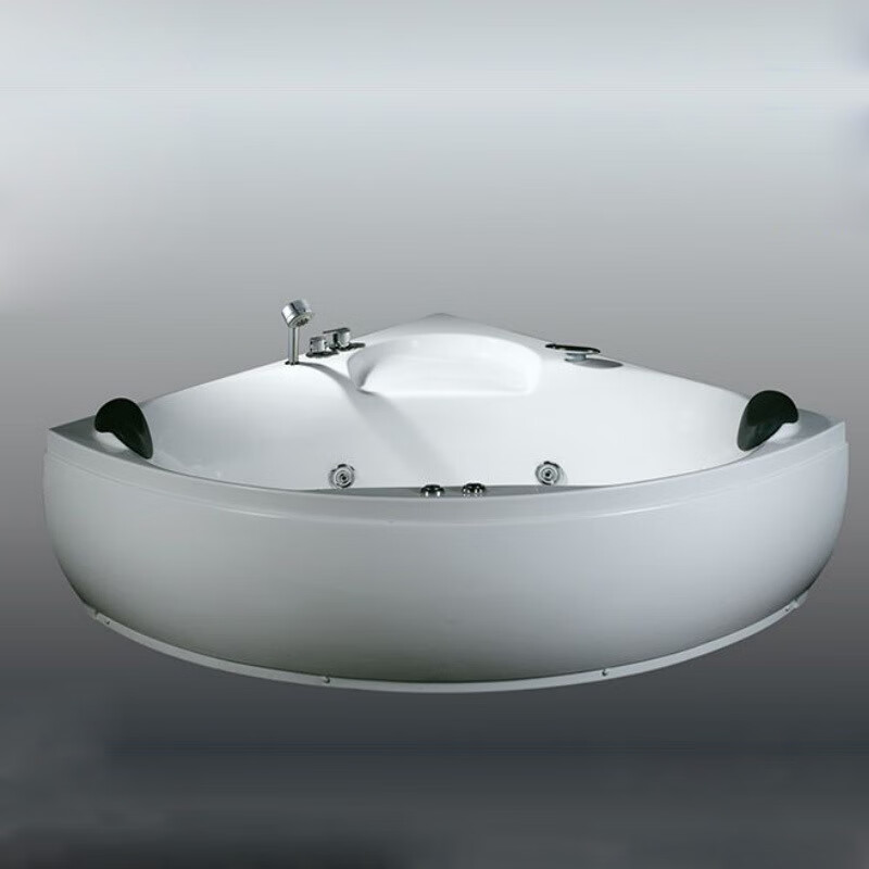 三角形扇形按摩浴缸款亚克力成人双人小户型转角恒温浴盆jacuzzi 1