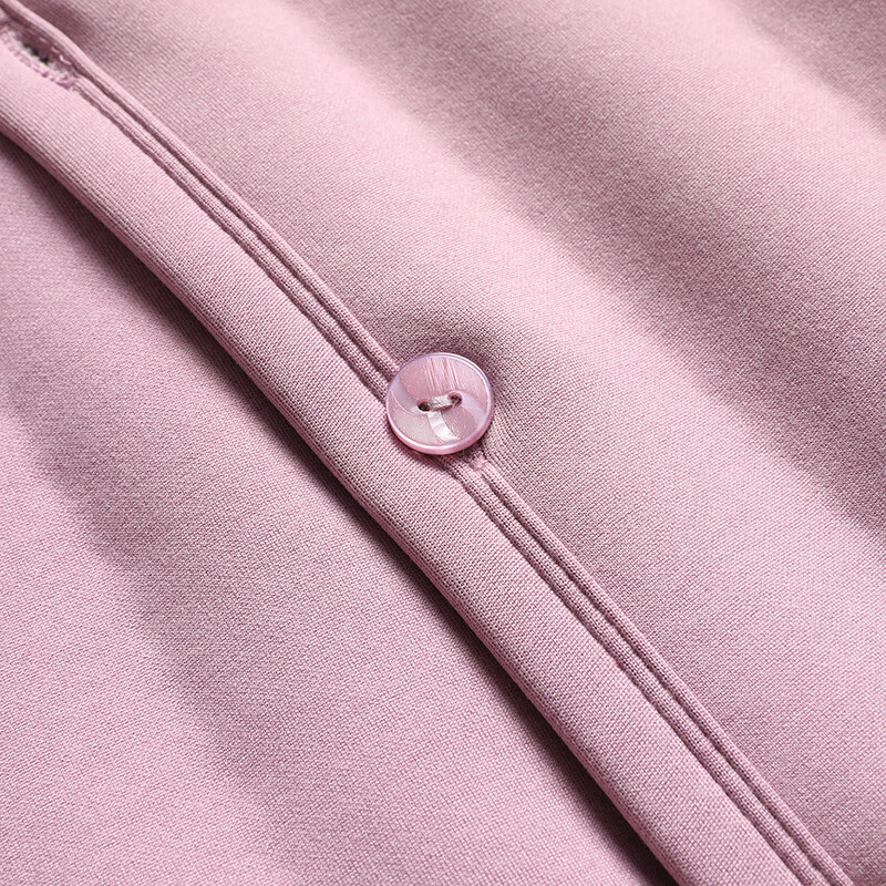 拾福冬季休闲羊毛保暖棉服外套中老年女装妈妈装上衣衣服可内搭可外穿 粉色 4XL