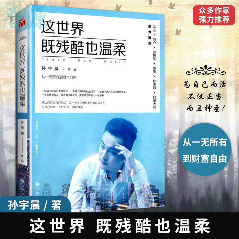 这世界既残酷也温柔 从一无所有到财富自由  90后创业者北大学霸 年轻人具有独立人格和自由的价值观 励志小说正能量成功学 孙宇晨 著 九州出版社 这世界既残酷也温柔
