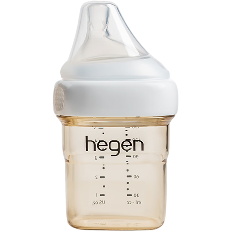 HEGEN海格恩奶瓶新生兒1-3個月150mlPPSU防脹氣防嗆仿母乳原裝進(jìn)口