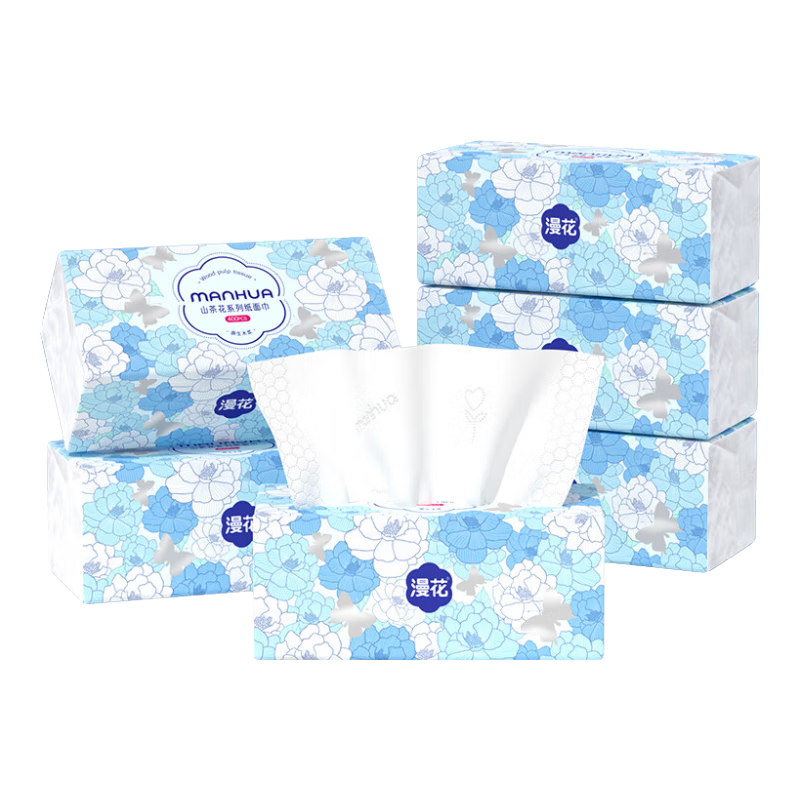 ���� ɽ�軨ϵ�� ֽ��� 5�� 400��*6�� ��ͥװ�ͽ�ֽ 6.99Ԫ(����ȯ)